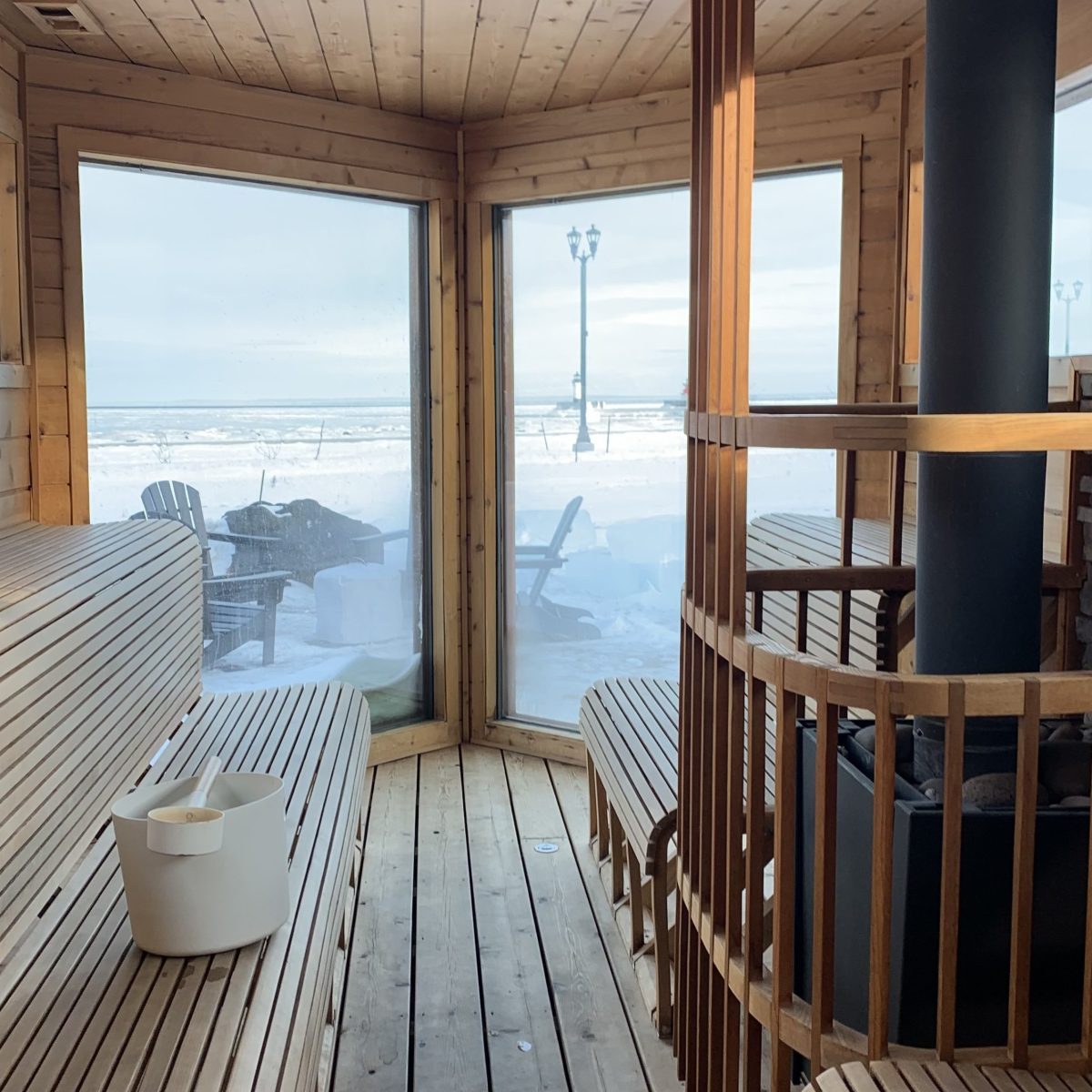 My first guided sauna experience on the shores of Lake&nbsp;Superior