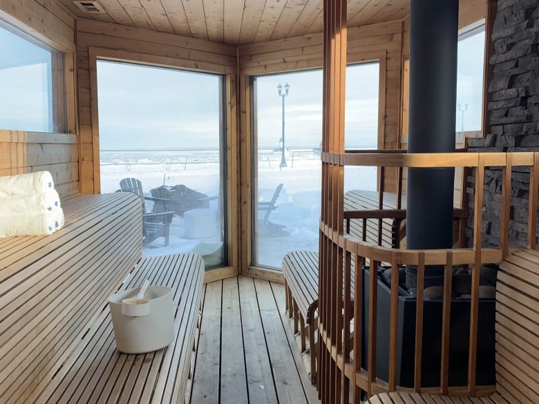 Sauna on Lake Superior in Duluth Minnesota
